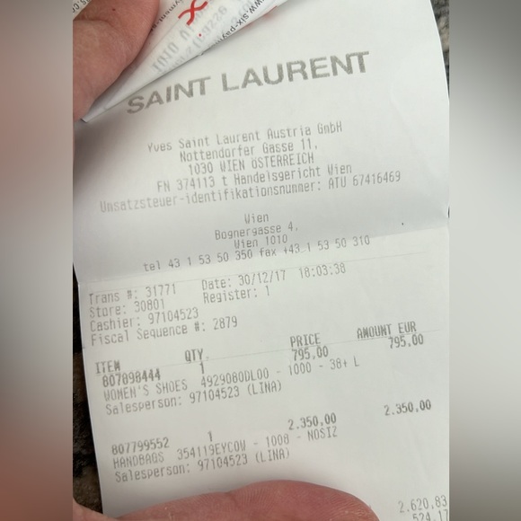 Authentic RARE YSL HEEL with bow detail - Picture 3 of 9